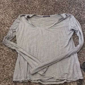 Striped brandy top long sleeve